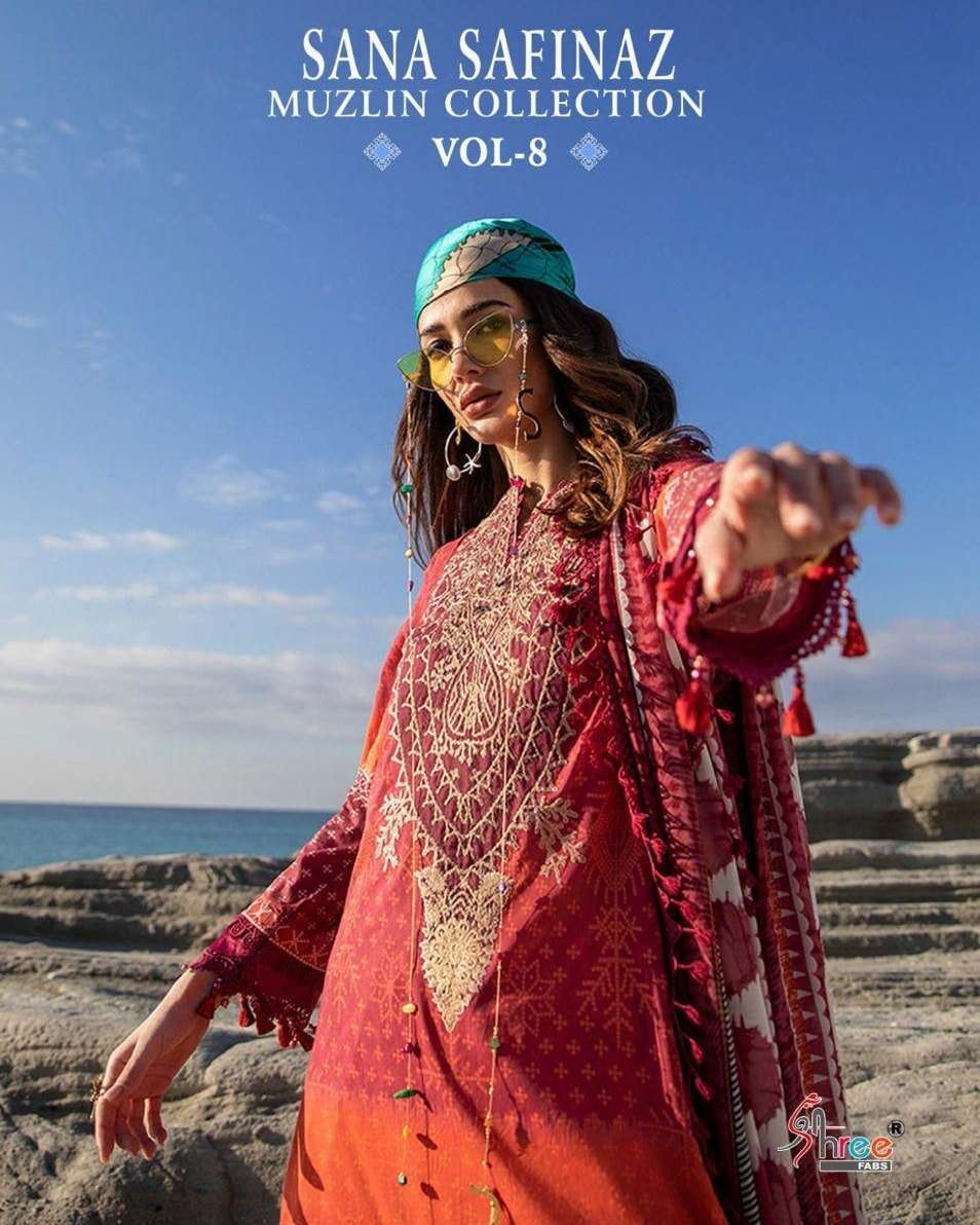 SANA SAFINAZ MUZLIN COLLECTION VOL 8